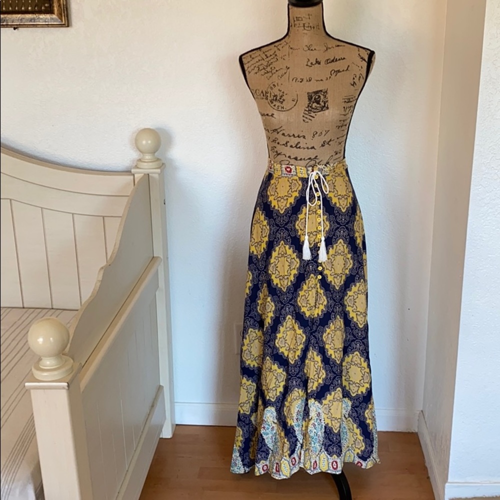 Moroccan-inspired Maxi Skirt